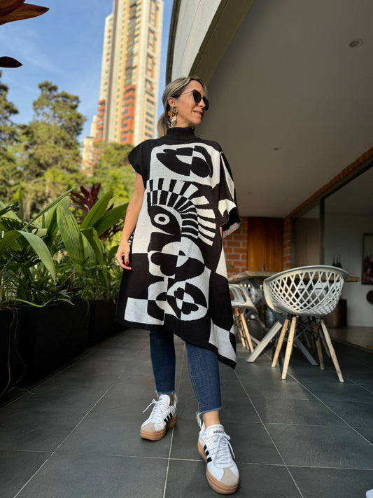 Asymmetric Poncho BN